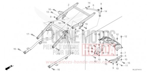 LUGGAGE RACK GL1800DAR de 2024